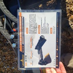 Brand new backhoe attachment for skid steer