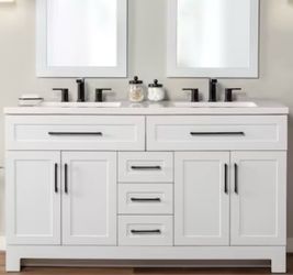 Double Sink Bathroom Vanity