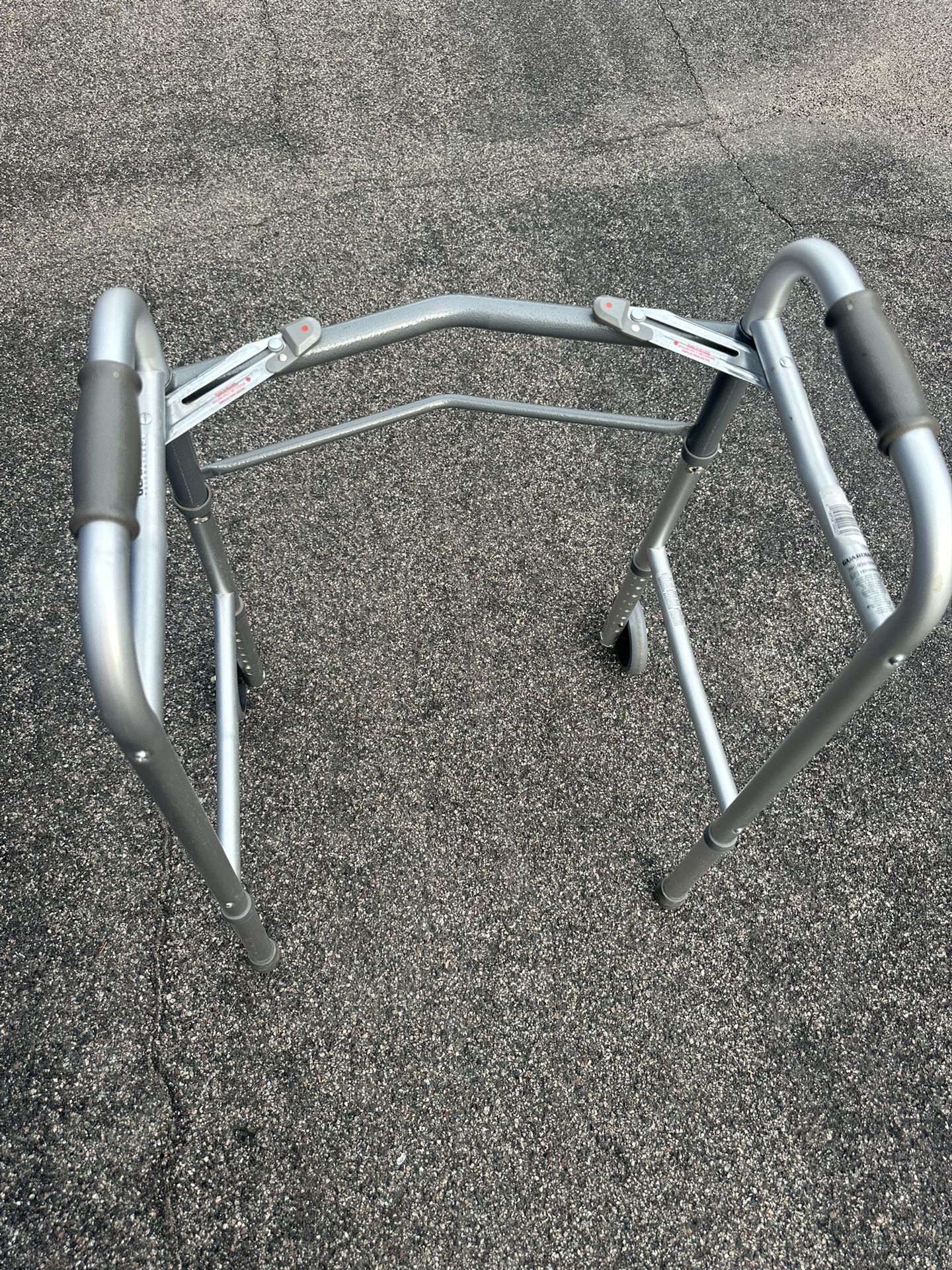 Guardian Two-Button Drive Easy Folding Walker with 5" Wheels