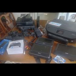 Huge Gaming Lot – Wii U, Wii, 2 Xbox 360s + HP Printer – 