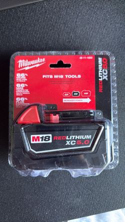 Milwaukee M18 5.0 Battery Brand New Sealed