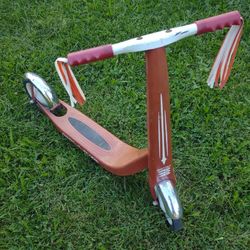 1960's SCOOTER RADIO FLYER retro red