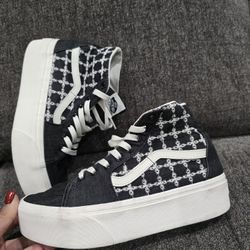 Vans Shoes Size 8 Man 9.5 Woman Cm 26