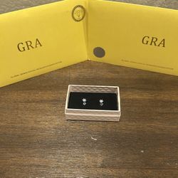 Moissanite Earrings 0.5CT