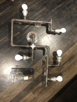Industrial badass ceiling light and wall sconce