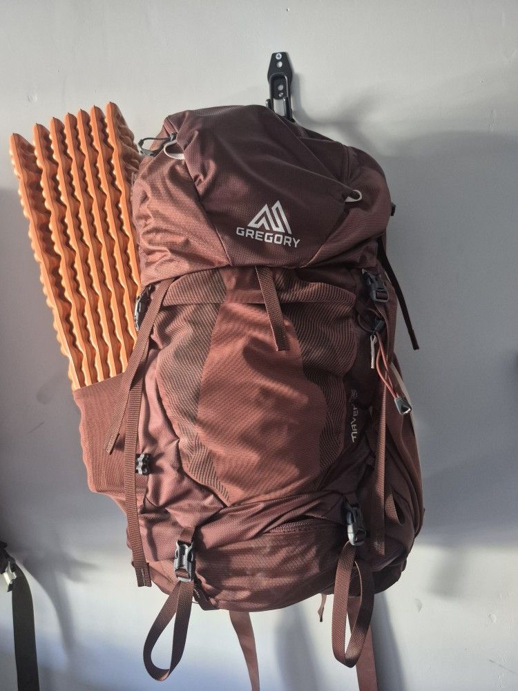 NEW Backpacking Set Up Chair, Sleeping Pad, Backpack, And Tent