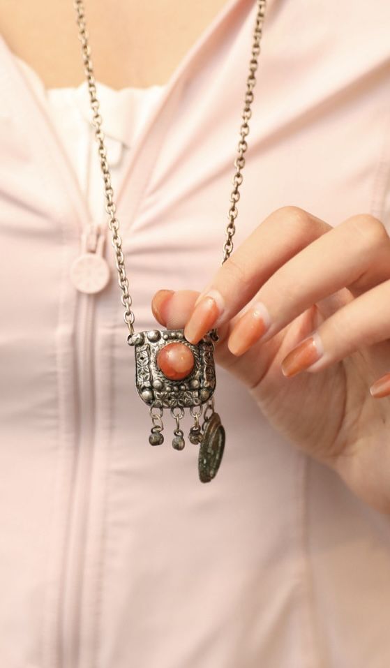 ✨ Antique Afghani Kuchi Sajai Prayer Box Pendant Necklace