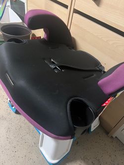 free booster car seat with back
