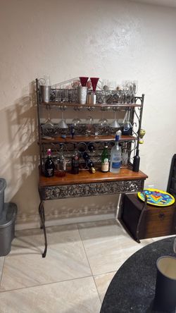 Bar Rack w/ Wine Storage