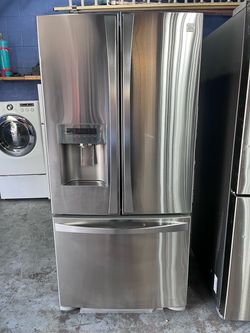 Kenmore elite stainless steel 33 wide refrigerator