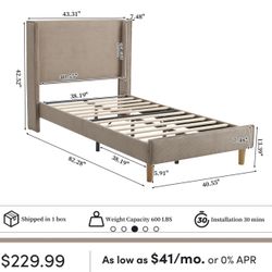 Brand New Twin Bed Frame 