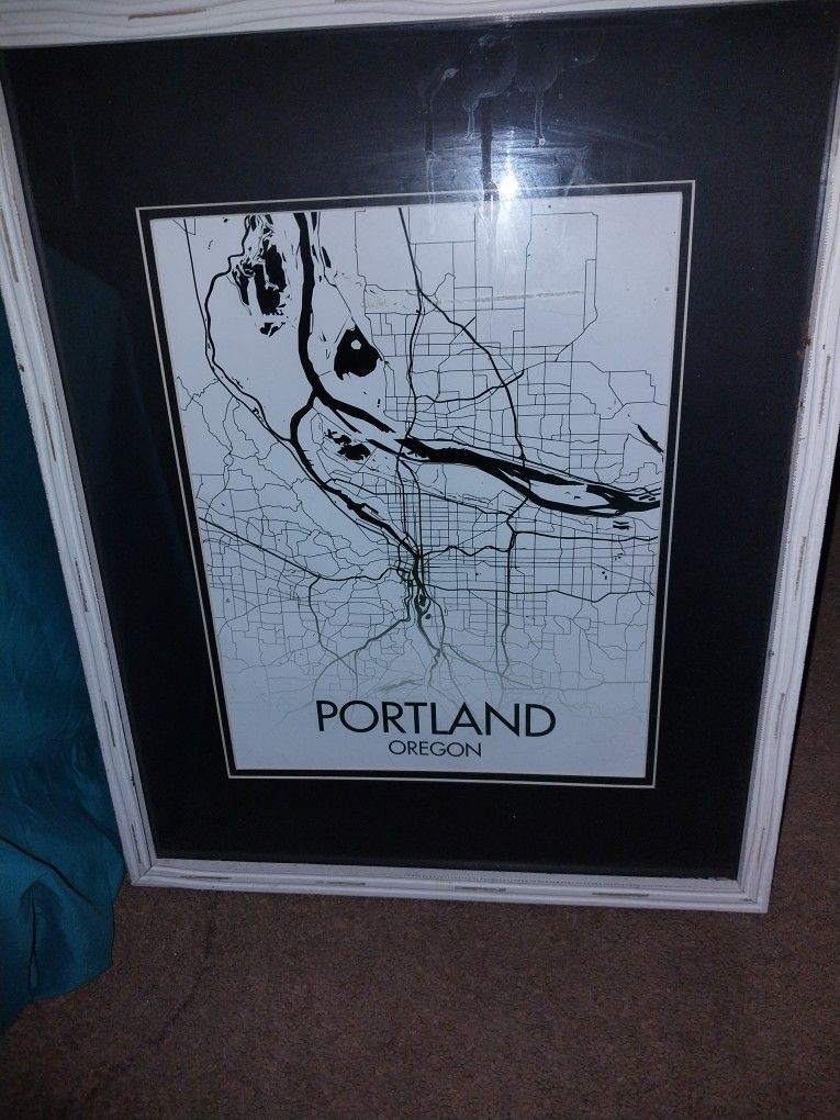 Framed Map