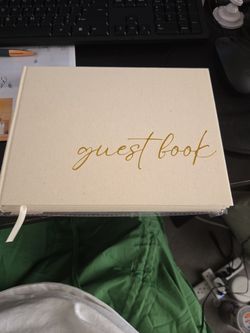 2 NEW GUEST BOOKS