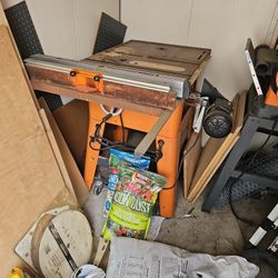 Ridgid Table Saw With Side Router Table