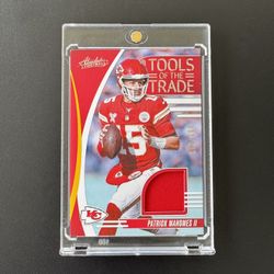 2025 Panini Absolute Patrick Mahomes II Tools Of The Trade Jersey Patch /299