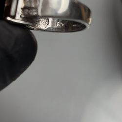 Citrine 925 Sterling Silver Women's/Men’s Ring with Natural Emerald Cut Gemstone