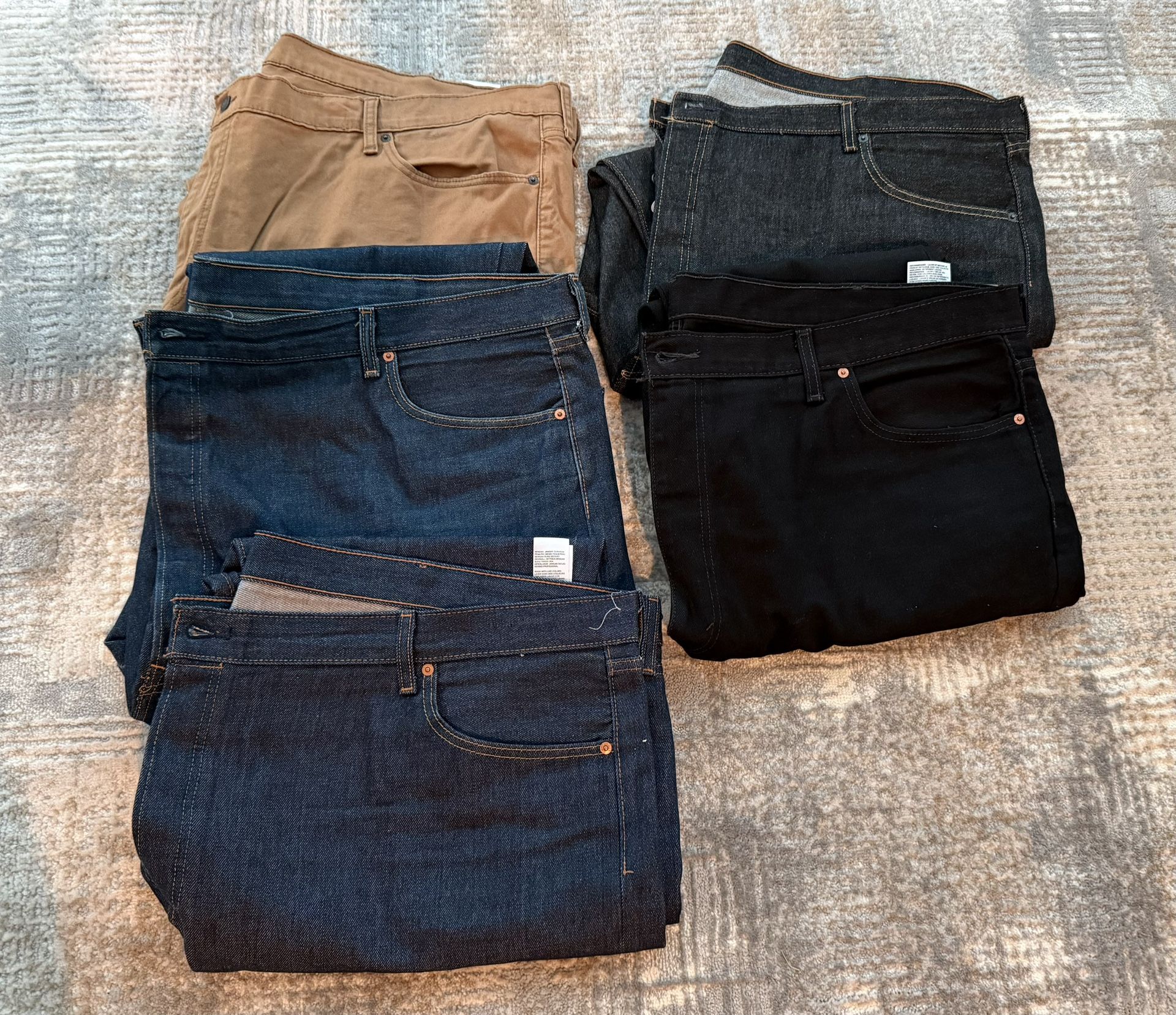 Big And Tall Sizes Levi Jeans Size 52