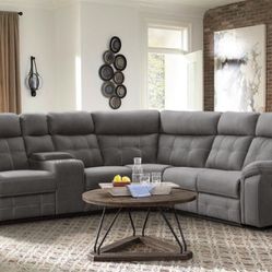 Brand New Reclinging Sectional, WE FINANCE ONLY $40 DOWN