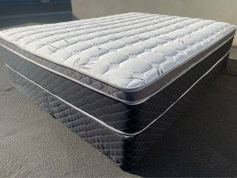 King Bamboo Orthopedic Pillow Top Mattress and Boxspring!