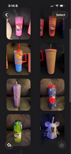 Assorted cups