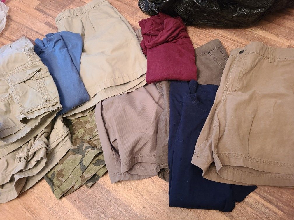 8 Pairs Of Mens Shorts And 3 Shirts SIZE 42 And 44
