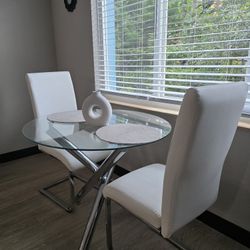 Glass Dining Table Set