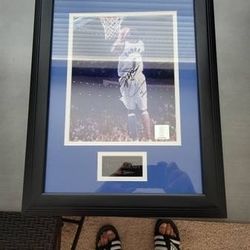 Autographed Tracy Mcgrady photo with coa mint pet SMOKE KID FREE Home