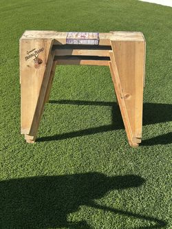 Wood large sawhorses 3