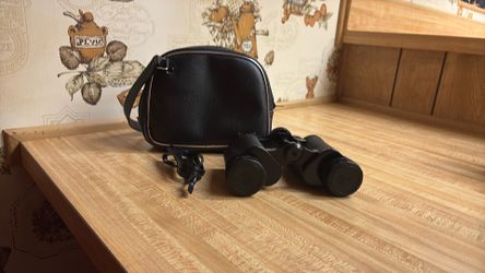 Vintage Tasco 8x30 Binoculars NEW w/ Case & Neck Strap - Fully Coated
