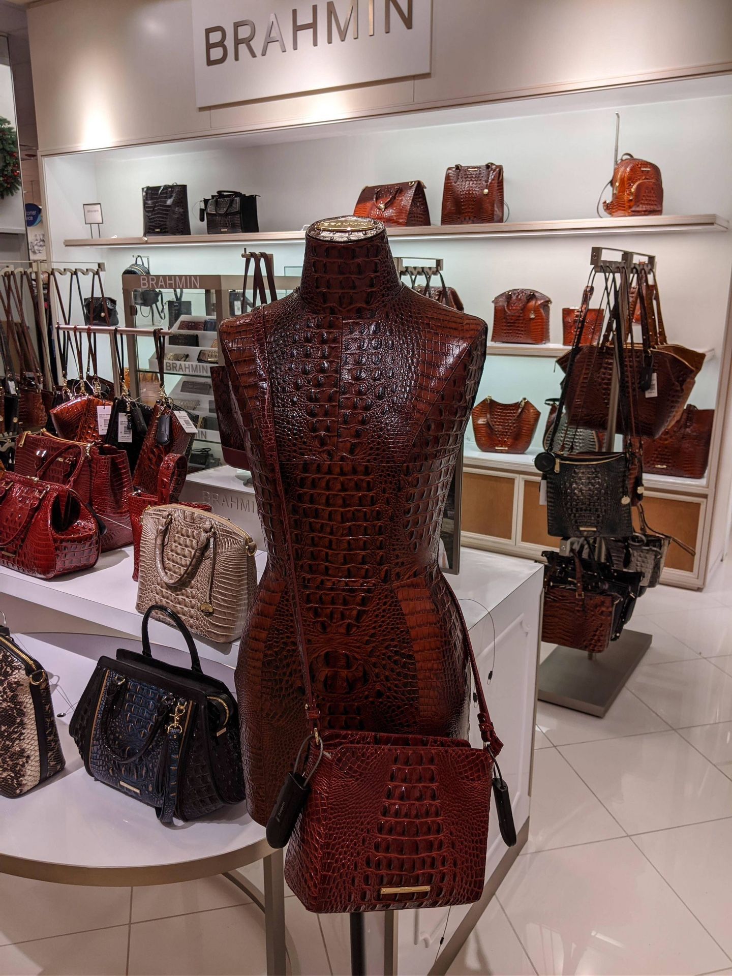 Brahmin Alligator Skin Mannequin
