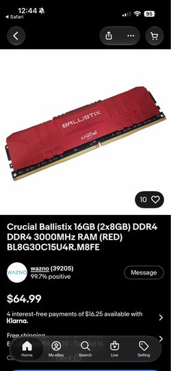 16GB DDR4 3000MHz Ram *read desc*