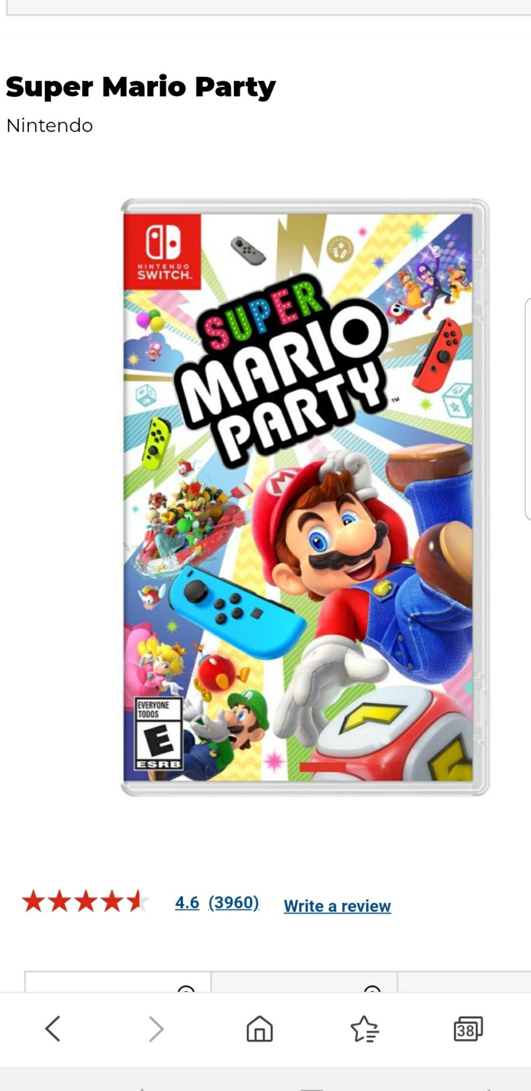 Super Mario Party Nintendo Switch LIKE NEW for SALE or TRADE!