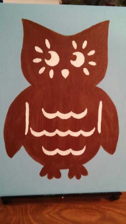 Owl painting