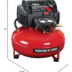 PORTER-CABLE Air Compressor, 6-Gallon, Pancake, Oil-Free (C2002-ECOM)