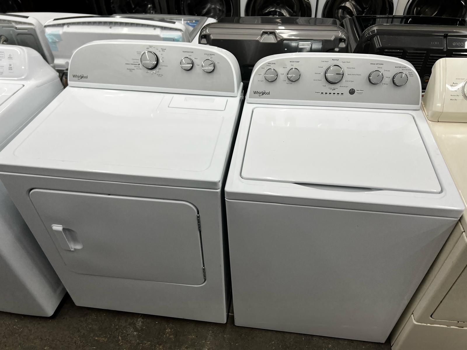 Whirlpool Washer And Dryer Set 4 Months Warranty We Are In The Blue Building 🟦