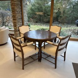 Round Dining Table With 4 Chairs
