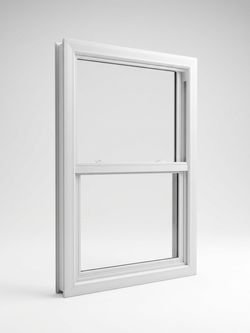 White Vinyl Single-Hung Retrofit Window 36”