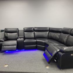 🔥BRAND NEW POWER LED RECLINER SECTIONAL AVAILABLE INSTOCK DELIVERY OR PICK UP 🔥