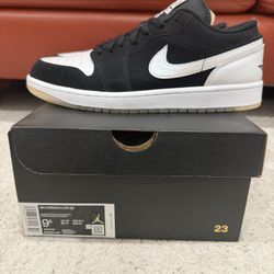 jordan 1 low diamond shorts size 9.5 new