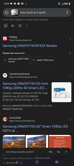 60 in SAMSUNG LED 3D