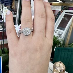 14k LAB Diamond Engagement Ring 