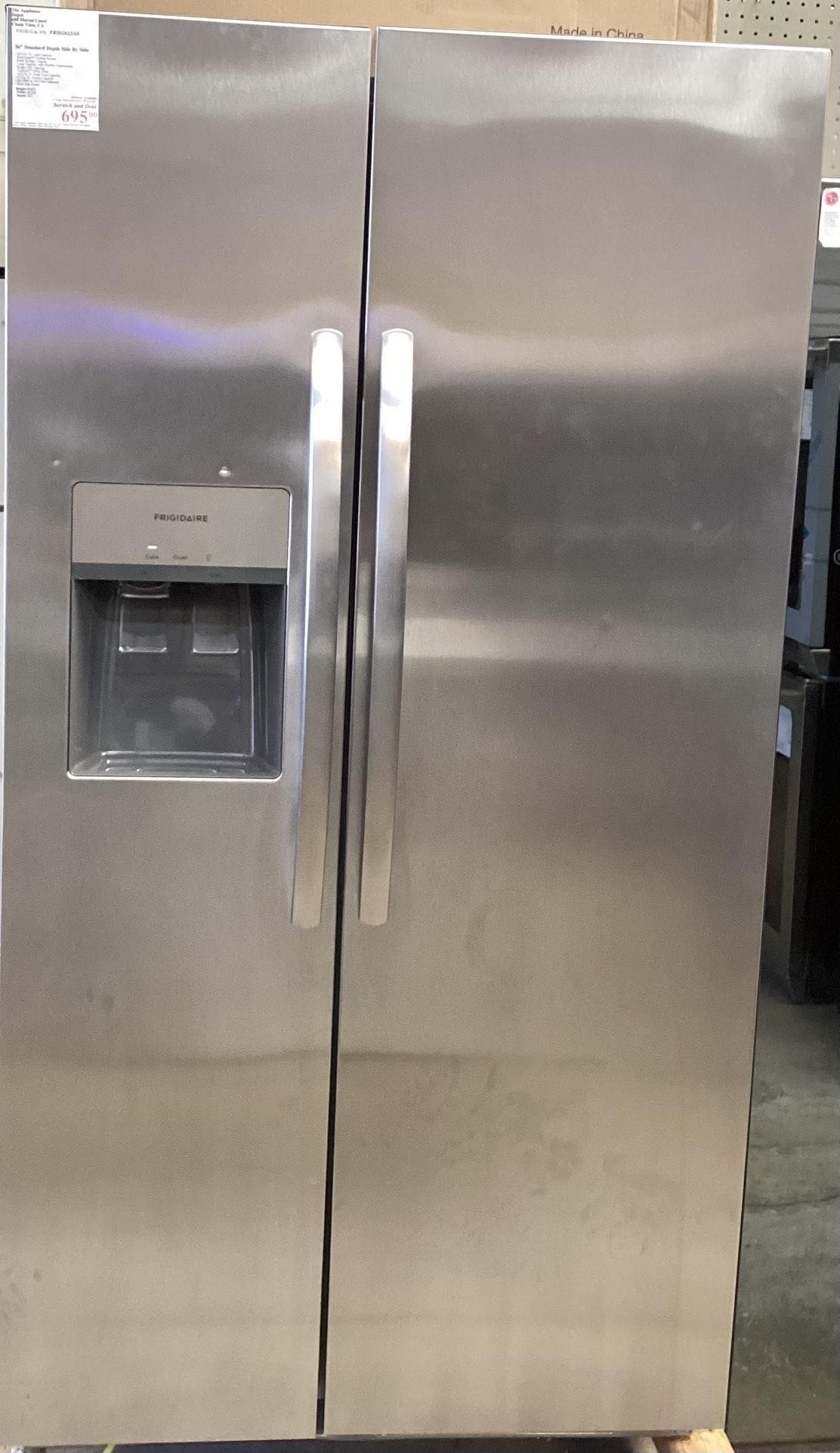 FRIGIDAIRE 36” Standard Depth Side By Side