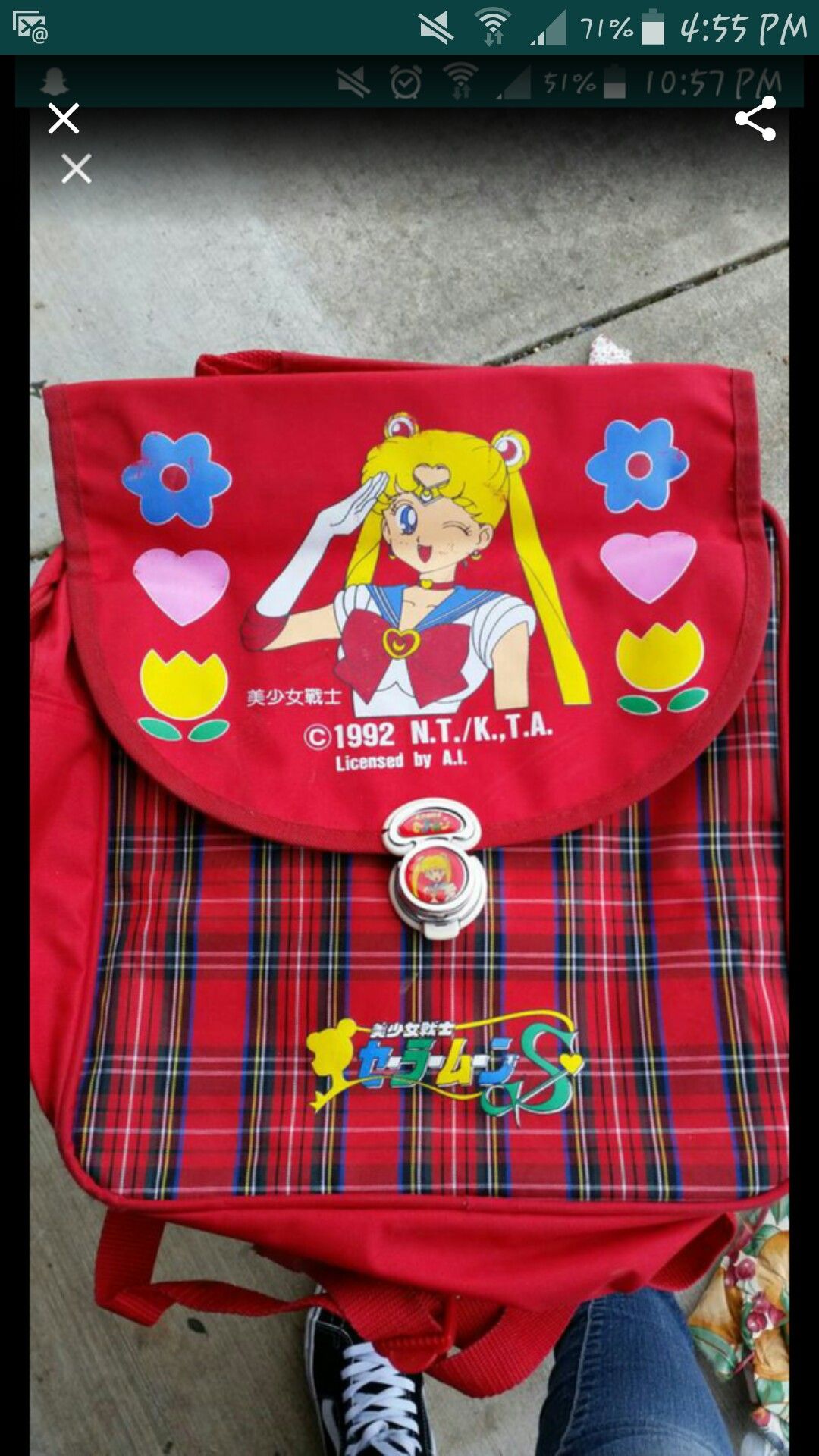 Sailor moon backpack