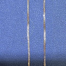 18kt YG Baby Box Chain. (C-3) 18", 1.5g, 2mm, Hollow. ASK FOR RYAN. #(contact info removed)34