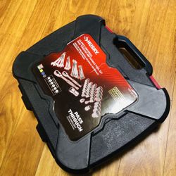 Husky 3/8-inch and 1/2-inch Universal Pass-Thru Ratchet and Socket Set (54-Piece). LIFETIME WARRANTY. New/Factory Sealed!