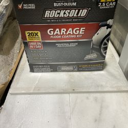 Rock solid Grey Garage Epoxy Coating 2.5 Car 