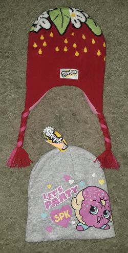 Girls Shopkins winter hats