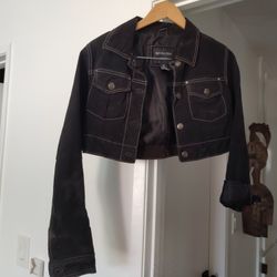Vintage 70's/ 80's Leather Cropped Jacket.