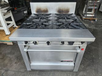 Garland / U.S. Range MST44RE NAT Master Sentry Series Natural Gas 4 Burner 34" Range w/ Standard Oven