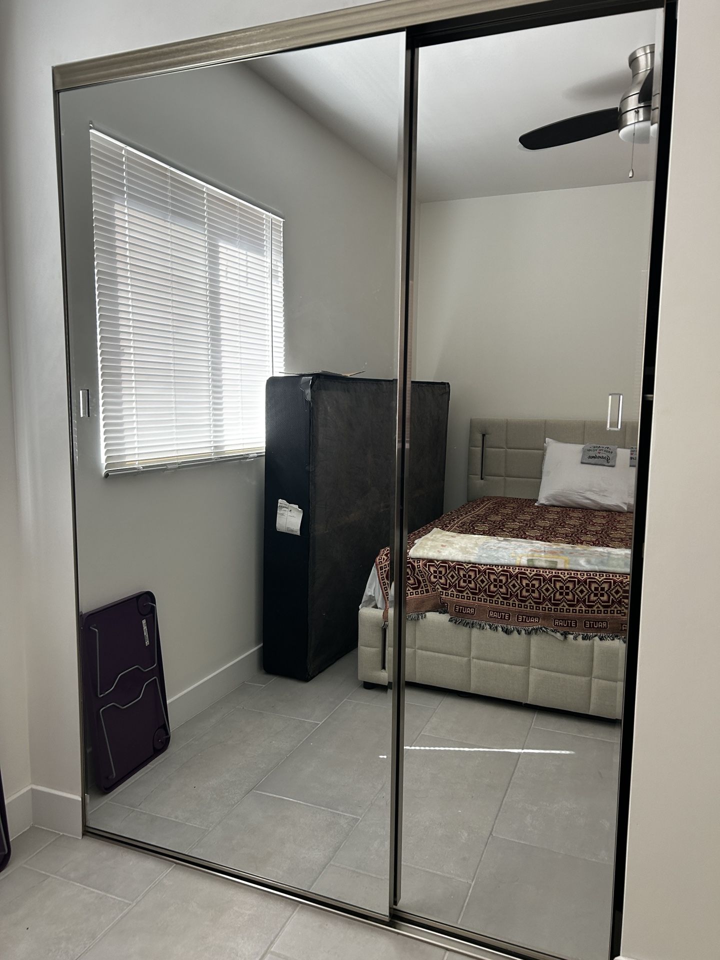 72”W x 80”H  Mirror Closet Doors